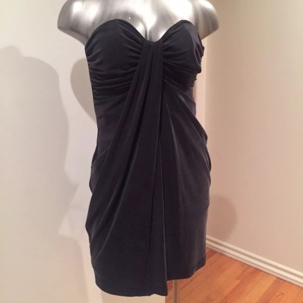NWT The Jetset Diaries Small black strapless dress