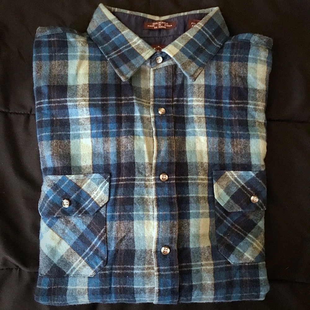 Blue Plaid Flannel