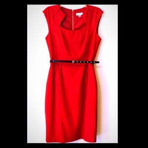 CALVIN KLEIN Sexy Red Dress ❤️ 10