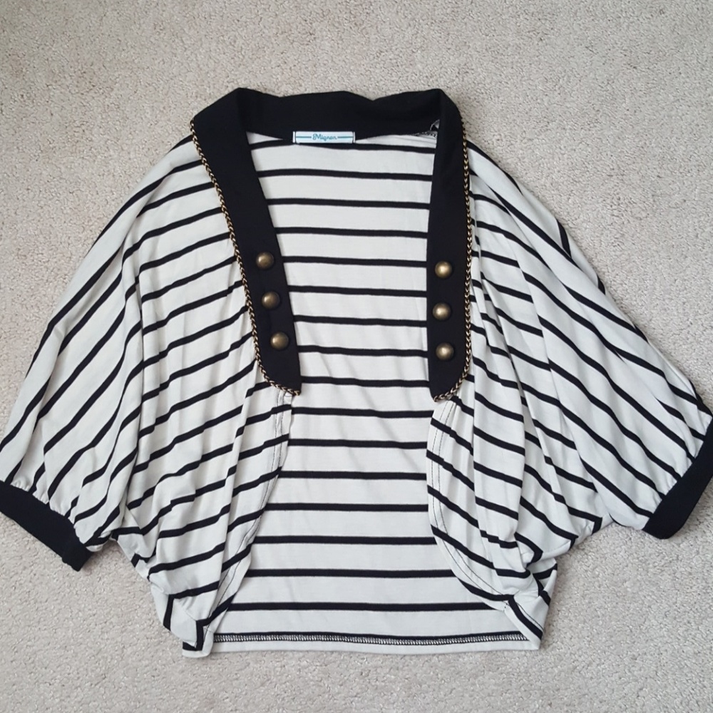 Striped cardigan