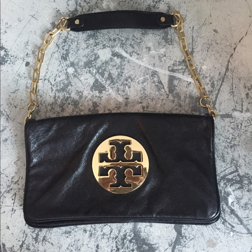 Tory Burch Black / Gold Clutch