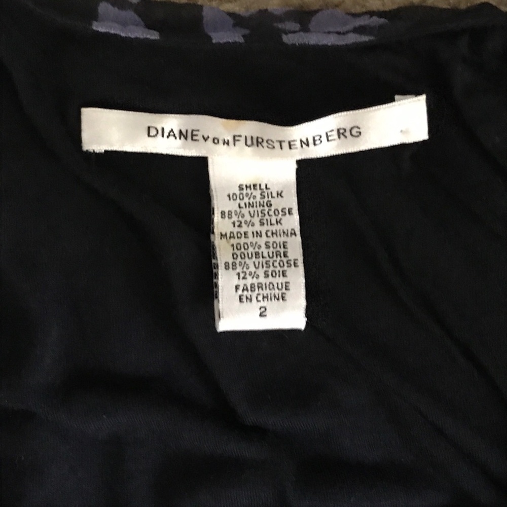 DVF Purple Ruffle Tank - Picture 3 of 3