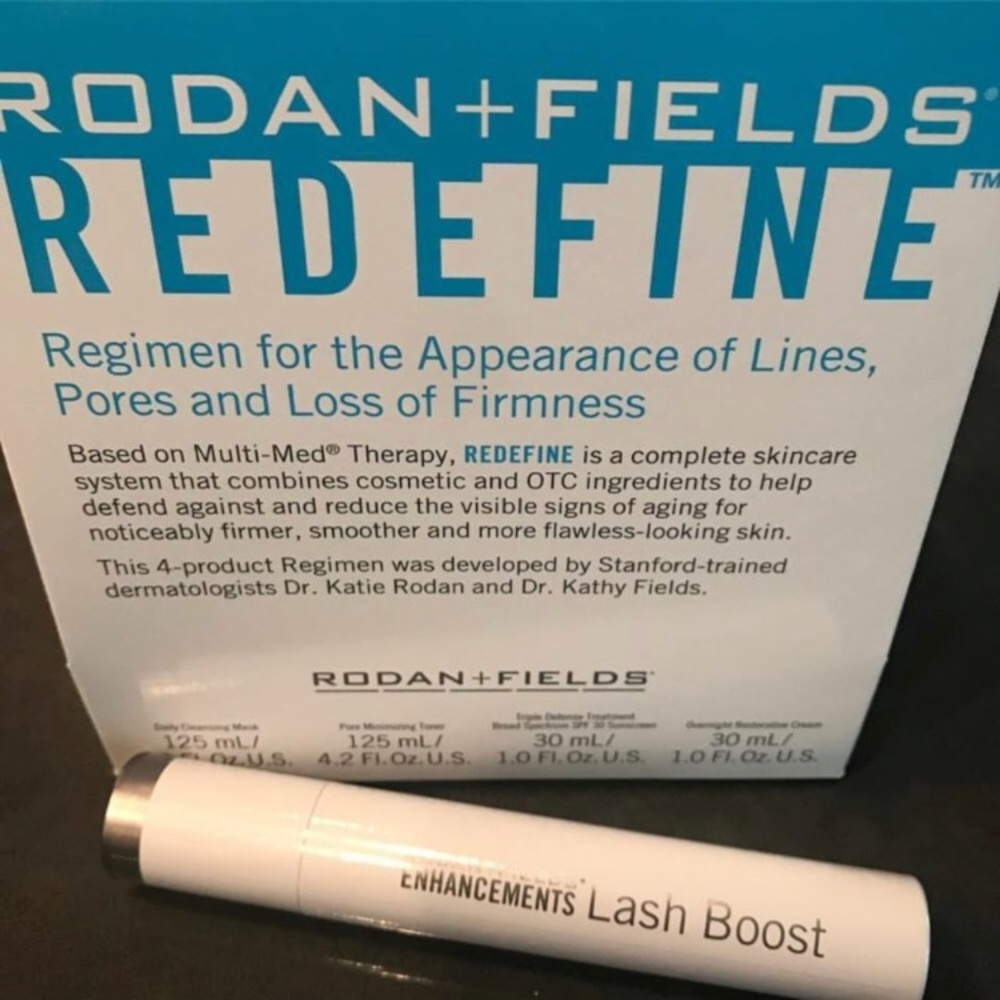 Redefine regimen + lash boost serum