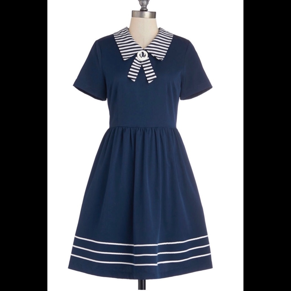 Adorable Modcloth sailor dress! Size 3x