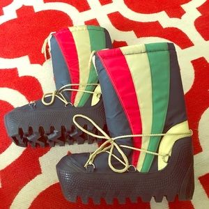 Rainbow moon boot