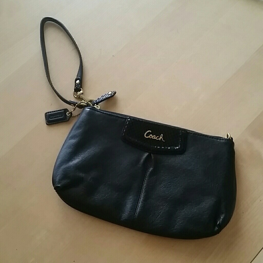 Authentic Coach wristlet bag