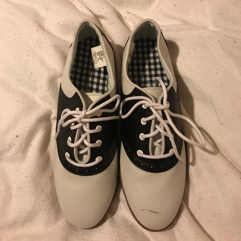 Cute Black & White Shoes