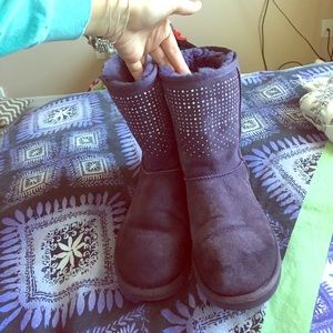 Purple UGG boots