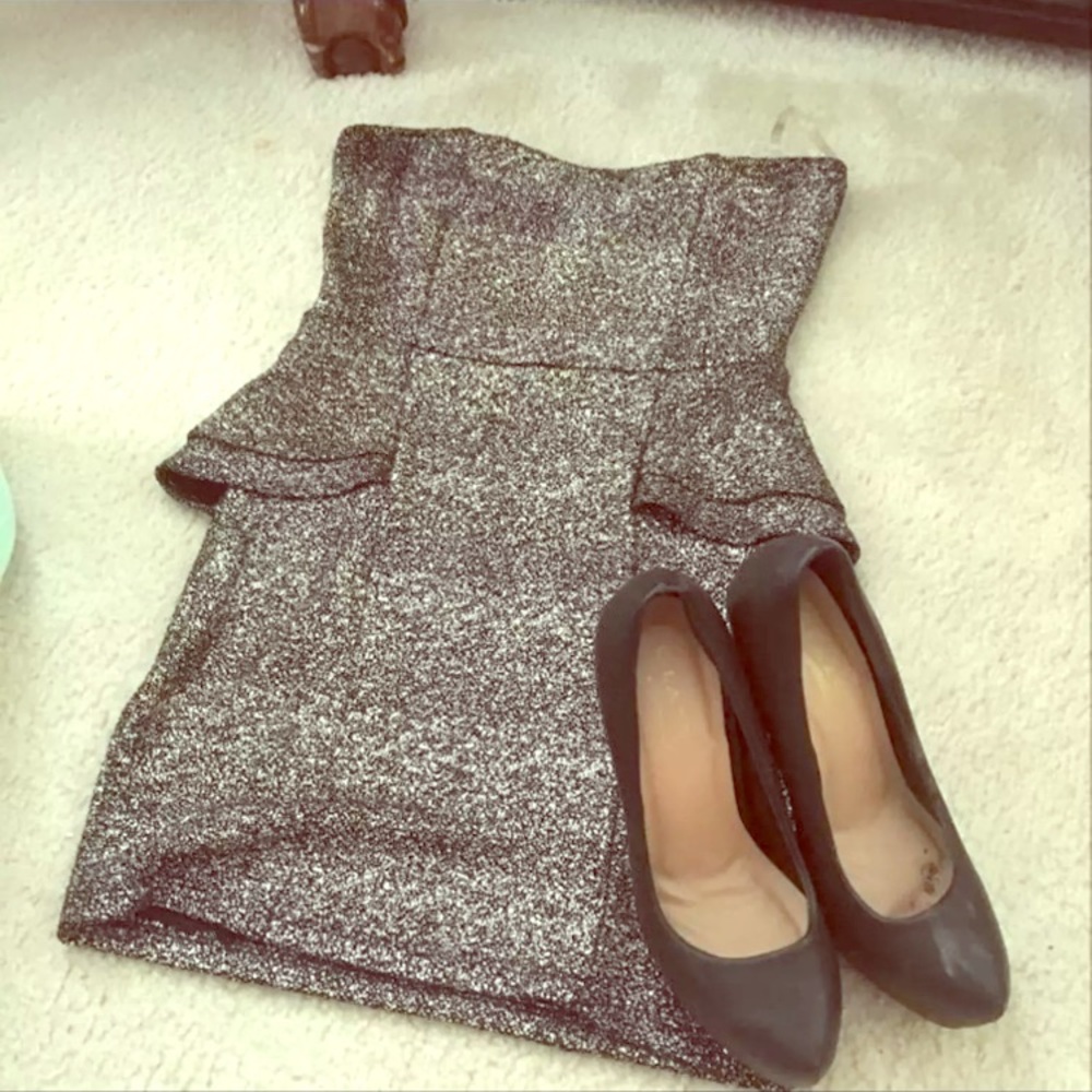 Metallic dress