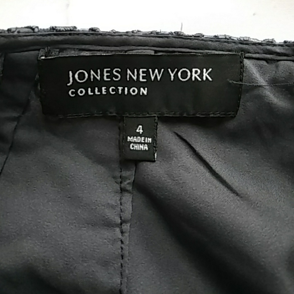 Jones New York Blue Eyelet Pencil Skirt - Picture 2 of 3