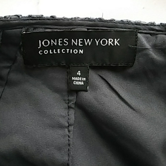 Jones New York Blue Eyelet Pencil Skirt - Picture 2 of 3