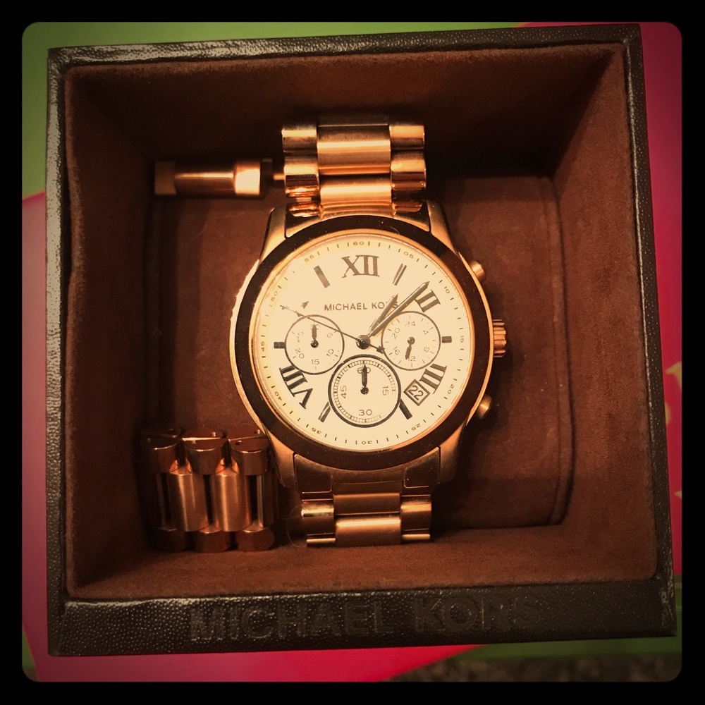 Rose Gold Michael Kors Watch