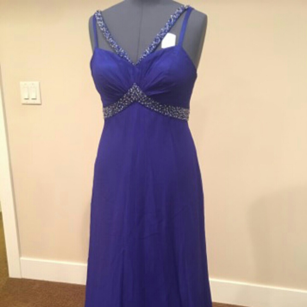Dark blue Villoni dress