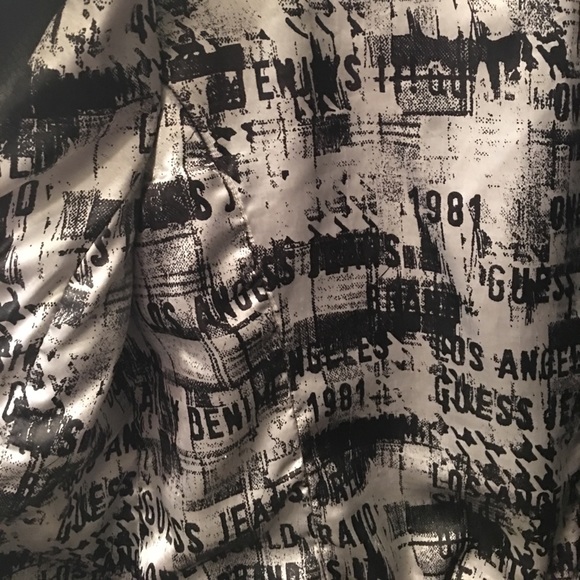 EUC Genuine Leather GUESS Jacket - Picture 5 of 7