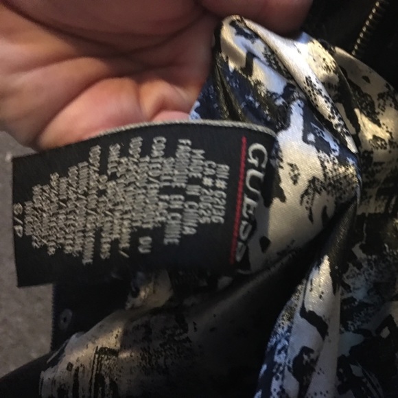 EUC Genuine Leather GUESS Jacket - Picture 7 of 7