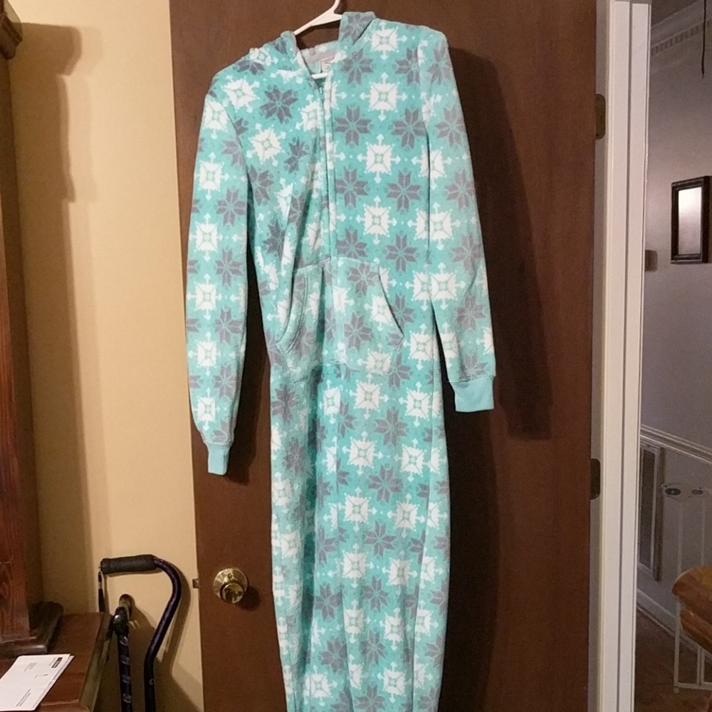 Hooded one piece Pajamas