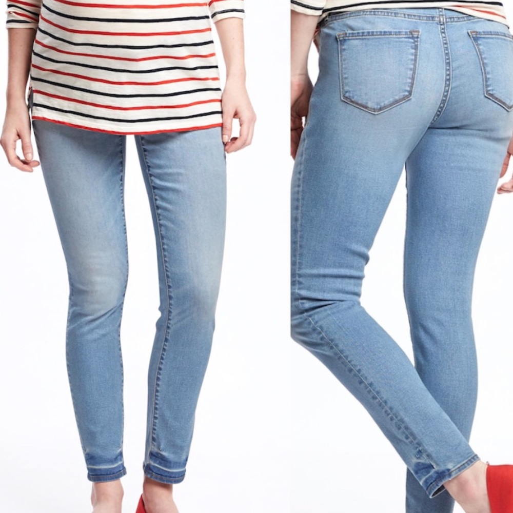 Old Navy Maternity Side Panel Rockstar Jean 6T