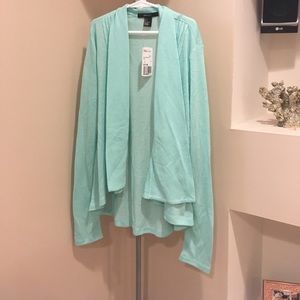 Aqua cardigan