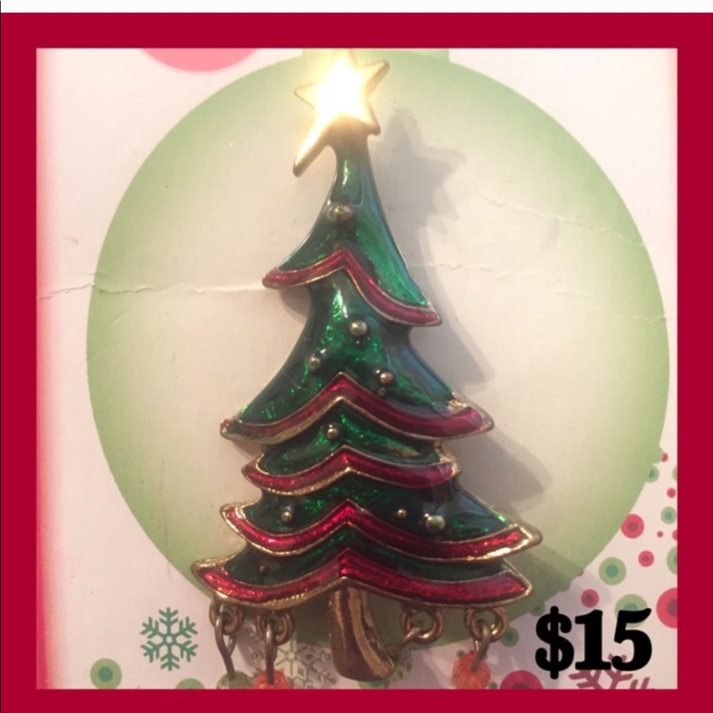 Christmas Tree Brooch/Pin