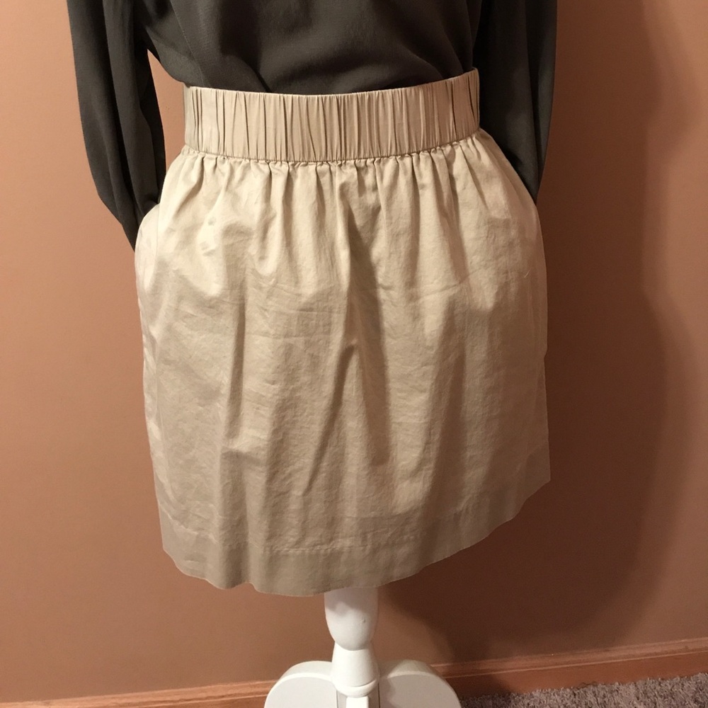 J. Crew Poplin Sylvie Mini Skirt