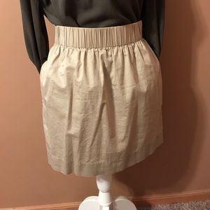 J. Crew Poplin Sylvie Mini Skirt