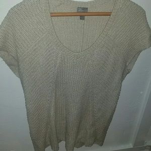 Short sleeve sweater