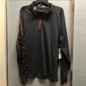 NWT Men's Spyder long sleeve 1/4 zip wicking shirt