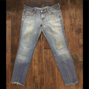 7 for all mankind straight leg jeans