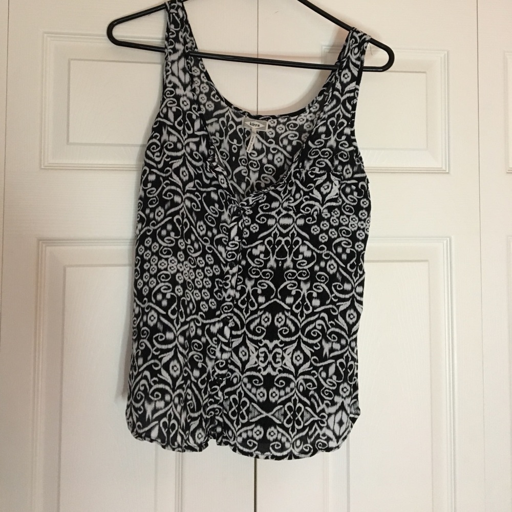 Black and White Pattern Tank