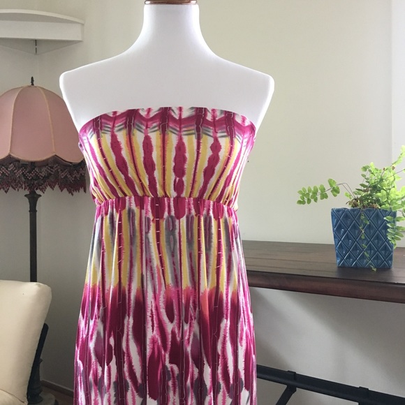 ✨FELICITY COCO Print Strapless Jersey Maxi Dress - Picture 3 of 8