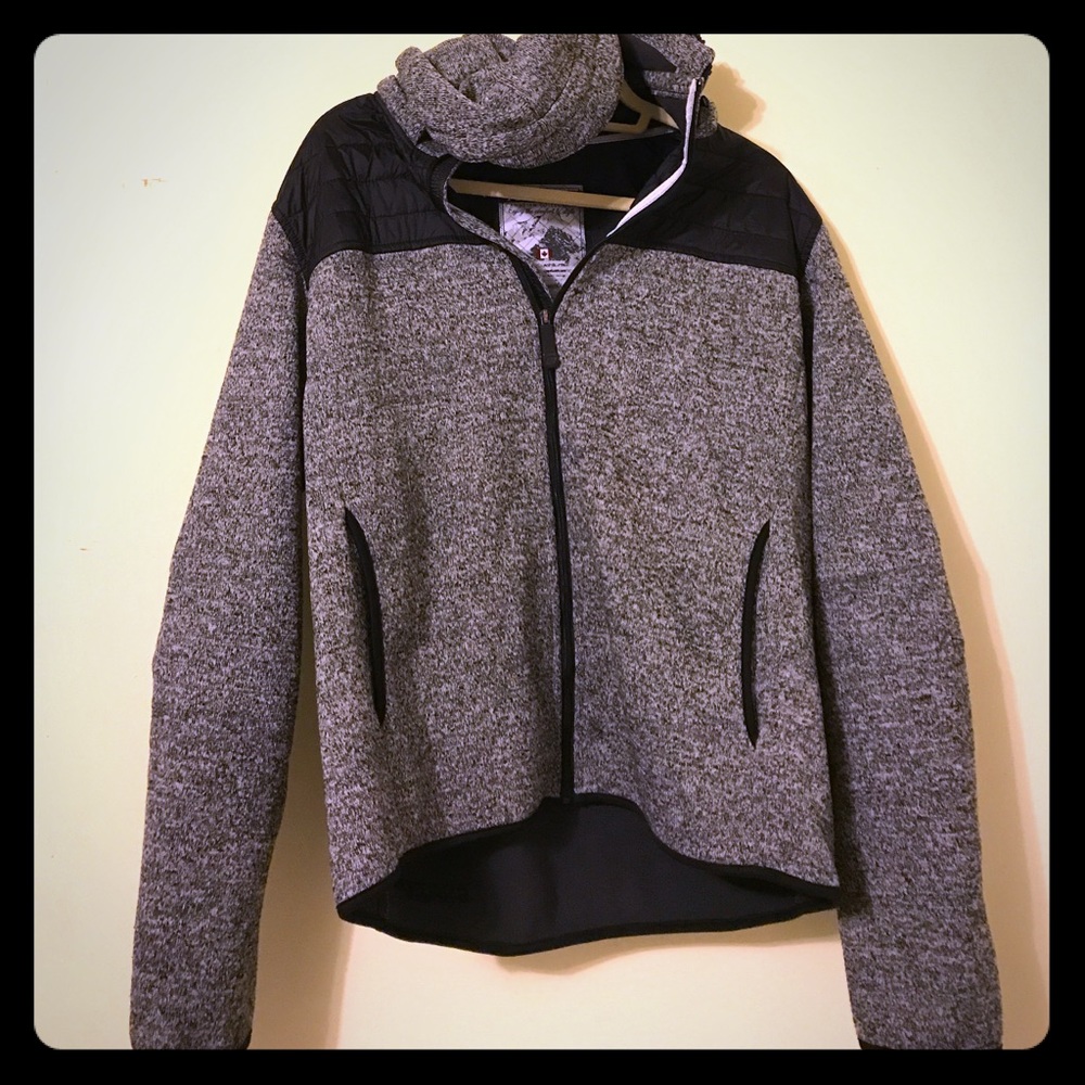 Point Zero Hooded Soft-Shell Fleece Jacket (L) - Picture 2 of 2