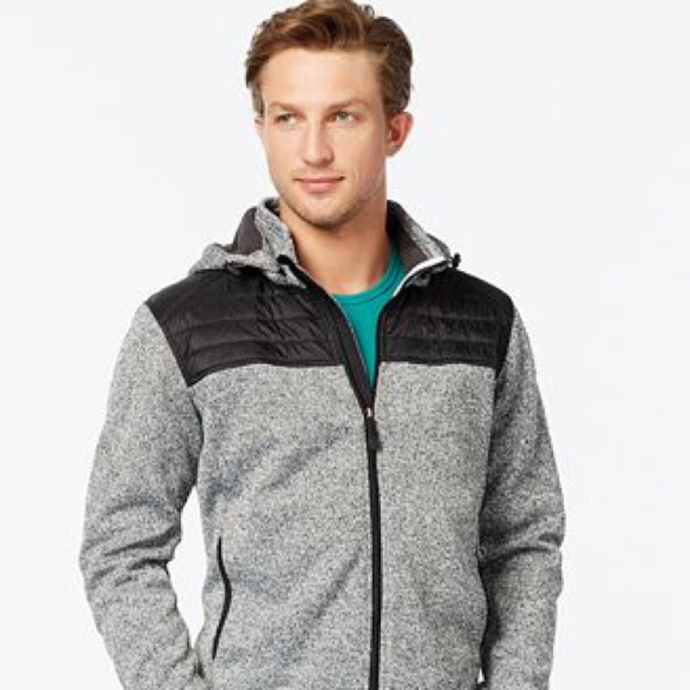 Point Zero Hooded Soft-Shell Fleece Jacket (L)