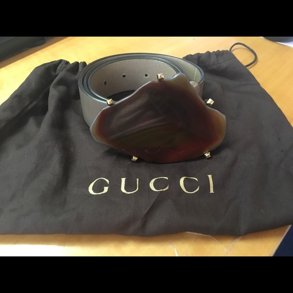 ✨RARE✨ Stone Gucci Belt - Picture 2 of 7