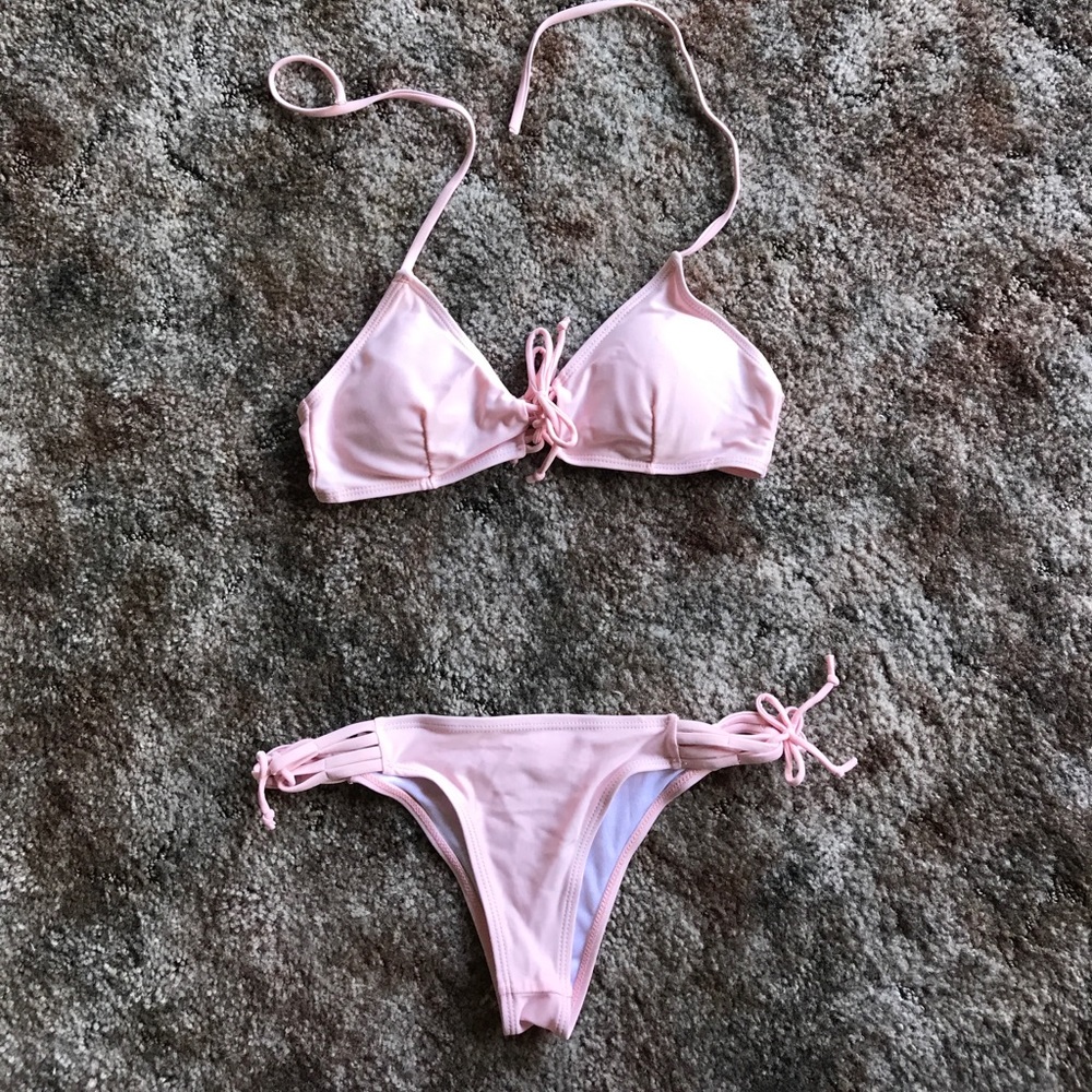 Pink bikini