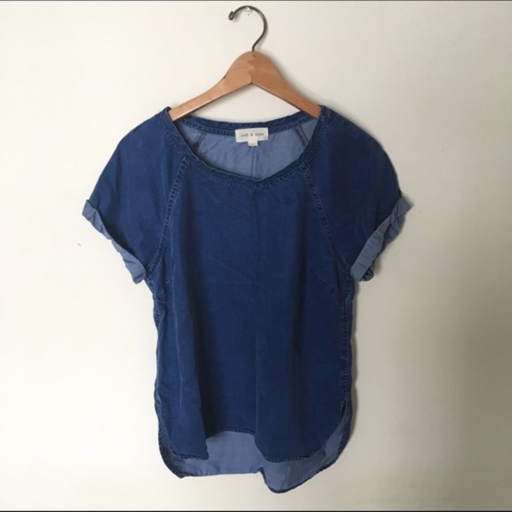 Anthropologie Denim Tee