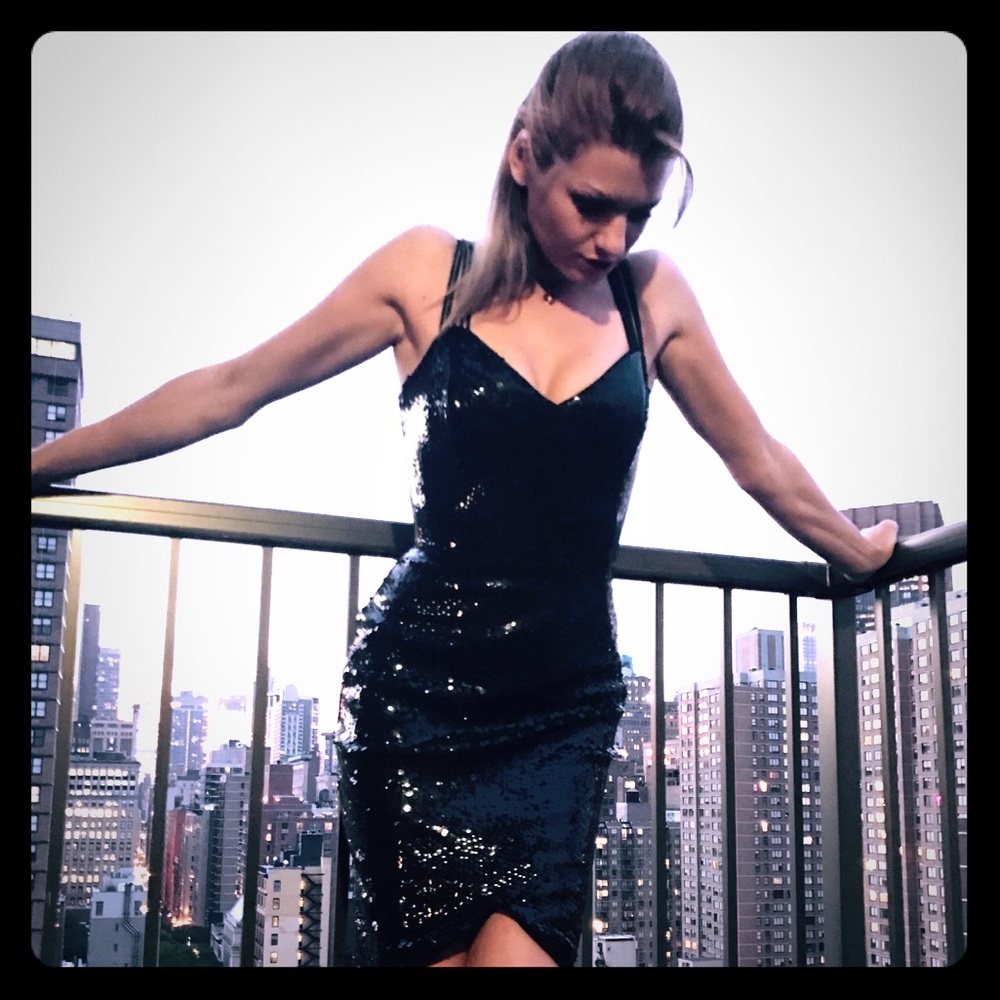 VINTAGE Julie Duroche AFTER FIVE Cocktail Dress - Picture 1 of 6