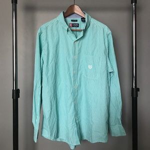 Mens Casual Button Down Shirt - Size L