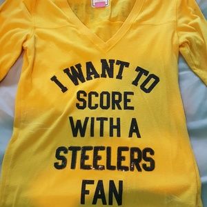 Steelers long sleeve shirt from pink
