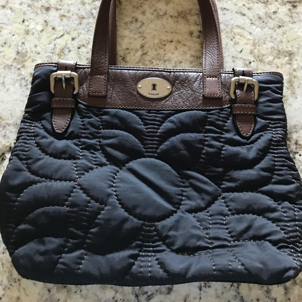 Quilted Fossil Bag