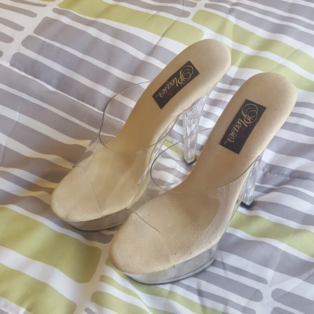 Pleasers dancing heels. Size 7