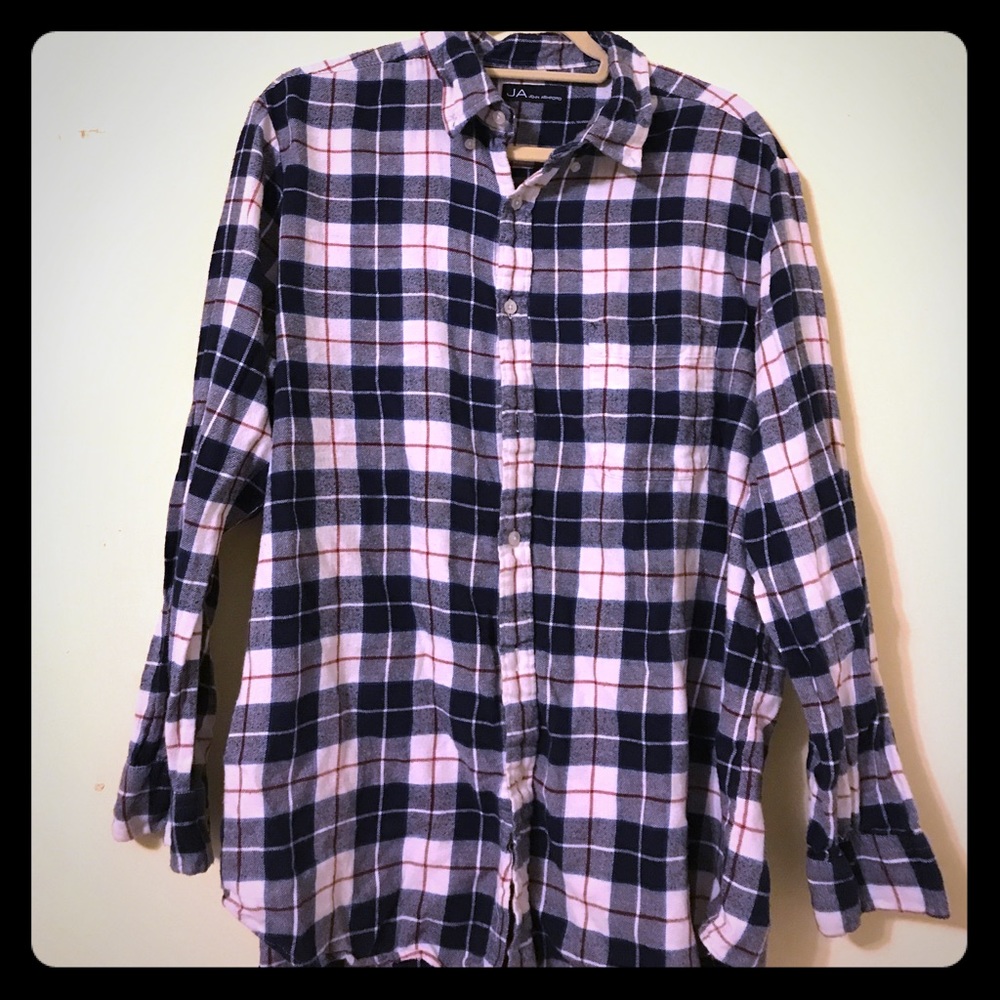 John Ashford Flannel Button Down - (Large)