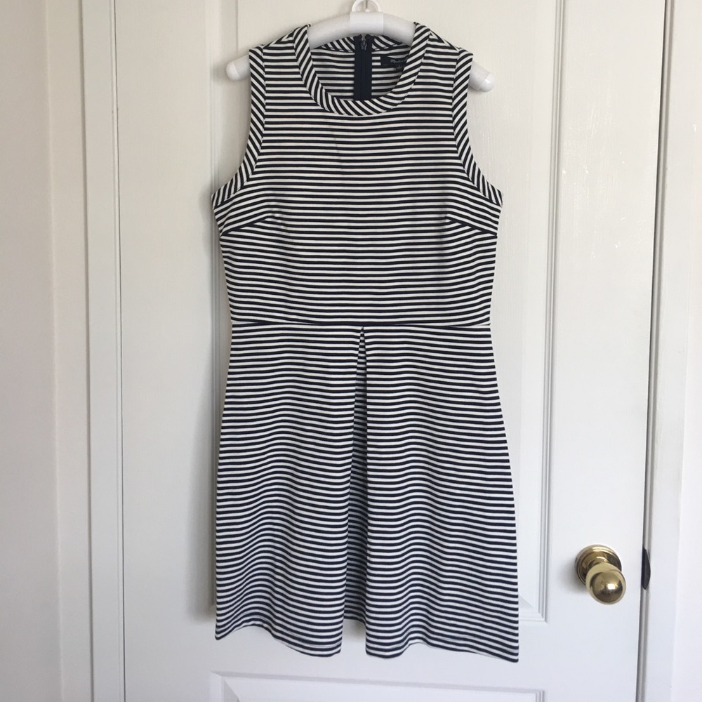 Madewell striped afternoon dress