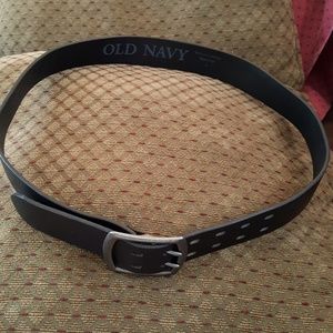 Men's Old Navy Black leather belt large