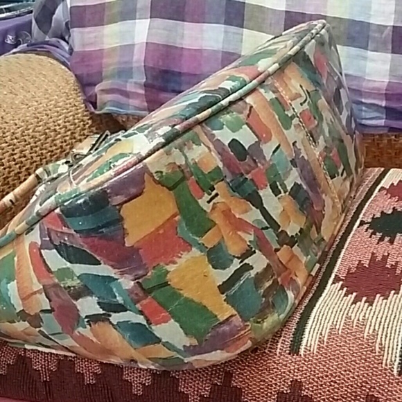 J. RENEE' Graffiti Style Leather Purse - Picture 4 of 7