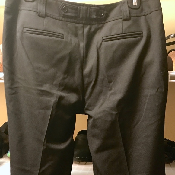 Ann Taylor black slacks with button details - Picture 4 of 5