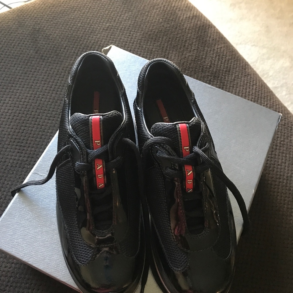 Prada - Vernice+Bike 3 Nero 36 - Picture 4 of 5