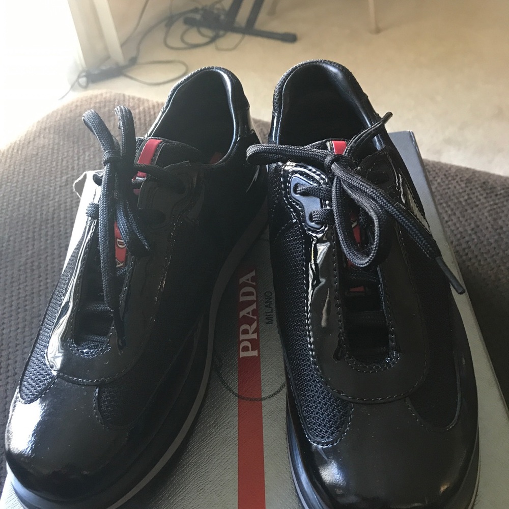 Prada - Vernice+Bike 3 Nero 36 - Picture 5 of 5