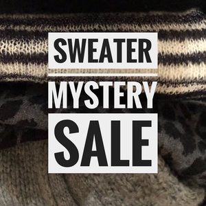Mystery sweater sale 6 sweaters included