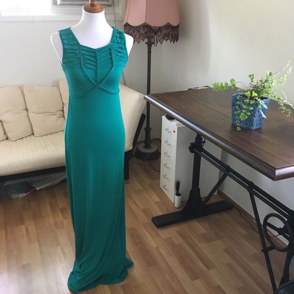 ✨Max Studio Emerald Maxi Jersey Dress✨