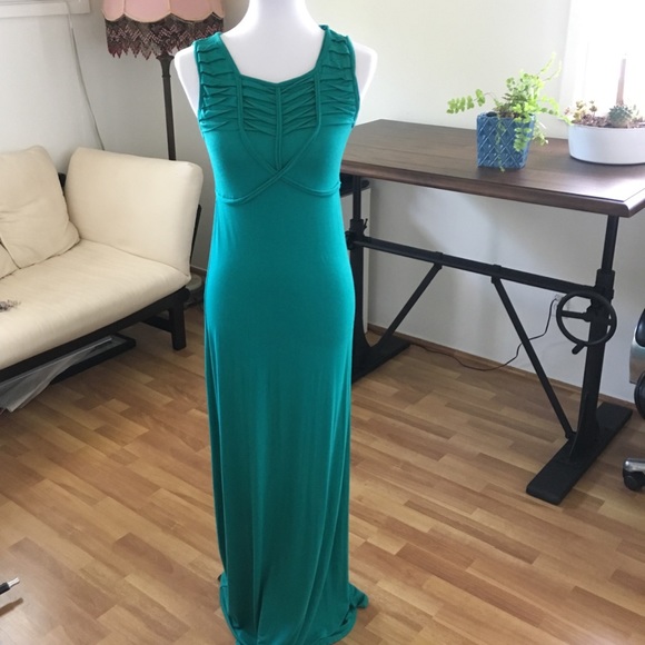 ✨Max Studio Emerald Maxi Jersey Dress✨ - Picture 5 of 8